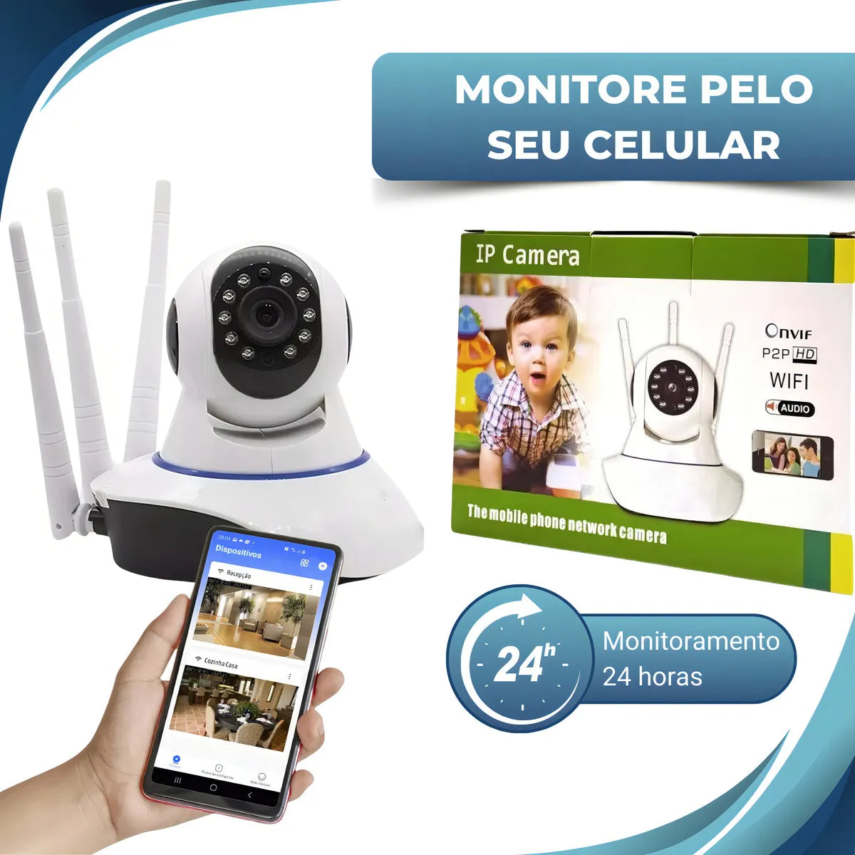 Camara Robotica Wifi Hd 720p