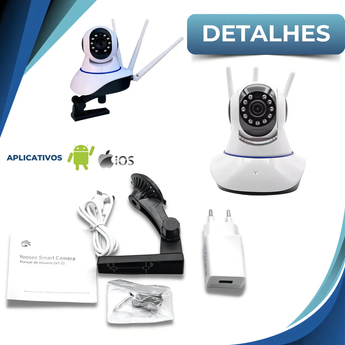 Camara Robotica Wifi Hd 720p